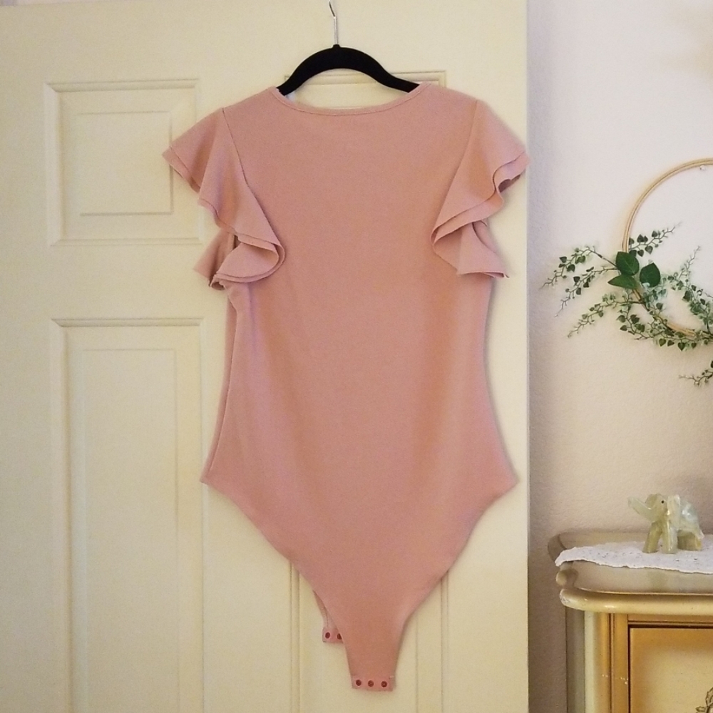 Pink stretchy Onesie / Leotard - Picture 4 of 4